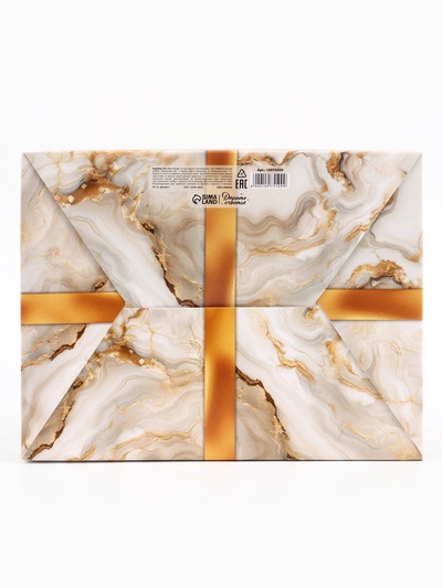 Коробка подарочная самосборная «Бант», 30×23×12 см