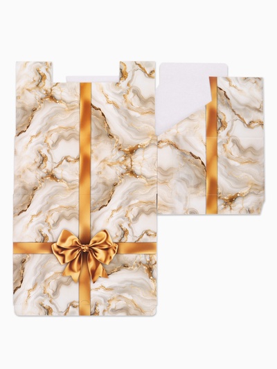 Коробка подарочная самосборная «Бант», 30×23×12 см