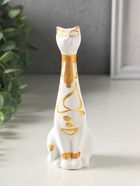 Фигура "Кот Египетский" высота 15 см, белый - фото 809625934