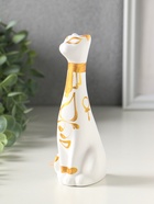 Фигура "Кот Египетский" высота 15 см, белый - фото 809625937