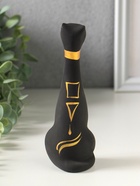 Фигура "Кот Египетский" высота 15 см, чёрный - фото 809625940