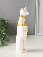 Копилка "Кот Египетский" высота 25 см, белый - фото 809625943