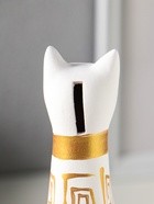 Копилка "Кот Египетский" высота 25 см, белый - фото 809625946