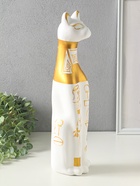 Фигура "Кот Египетский" высота 40 см, белый - фото 809625948