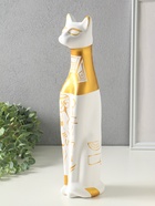 Фигура "Кот Египетский" высота 40 см, белый - фото 809625950