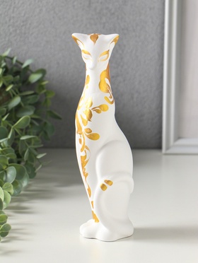 Фигура керамика «Кошка Багира», 20 см, белый