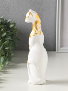 Фигура "Кошка Багира" 20см, белый - фото 809625954