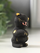 Фигура "Котик милашка" 7 см, чёрный - фото 809625974