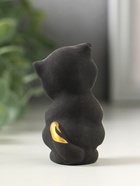 Фигура "Котик милашка" 7 см, чёрный - фото 809625975
