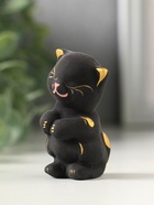 Фигура "Котик милашка" 7 см, чёрный - фото 809625976