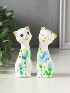 Фигурка керамика «Love коты», 11 см, МИКС - фото 809625991