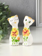 Фигурка керамика «Love коты», 11 см, МИКС - фото 809625992