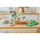 УЦЕНКА Сервиз чайный Доляна «Пташка», 12 предметов: 6 чашек 280 мл, 6 блюдец d=15 см, фарфор, белый - Фото 11