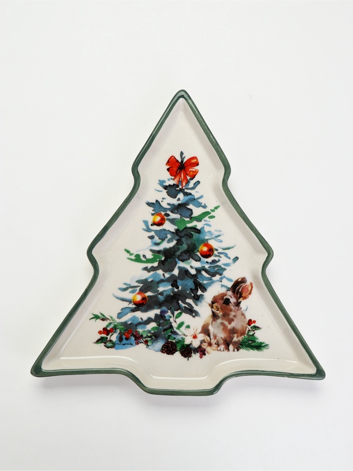 УЦЕНКА Блюдо "Зайка", 23х22х2 см - Фото 1