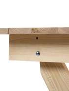 Стол складной для бани и сауны, 80×70×73 см, деревянный - фото 809649162