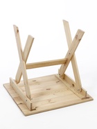 Стол складной для бани и сауны, 80×70×73 см, деревянный - фото 809649163