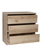 Комод 3 ящика, 704х370х700, Дуб делано - фото 809626126