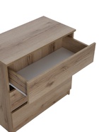 Комод 3 ящика, 704х370х700, Дуб делано - фото 809626128