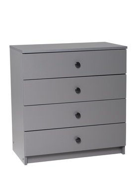 Комод 4 ящика, 682х375х719, Графит