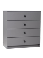 Комод 4 ящика, 682х375х719, Графит - фото 809626136