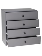 Комод 4 ящика, 682х375х719, Графит - фото 809626137