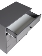 Комод 4 ящика, 682х375х719, Графит - фото 809626139