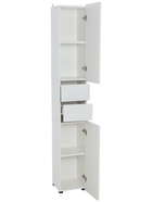 Пенал с ящиками, 284х266х1791, Белый - фото 809626155