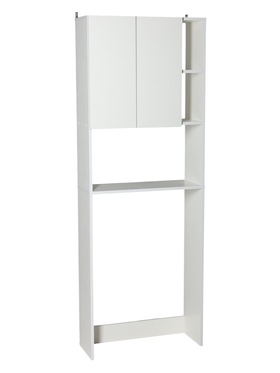 Пенал в ванную, 644х266х1790, Белый