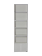 Стеллаж с дверками, 500х262х1793, Белый - фото 809626175