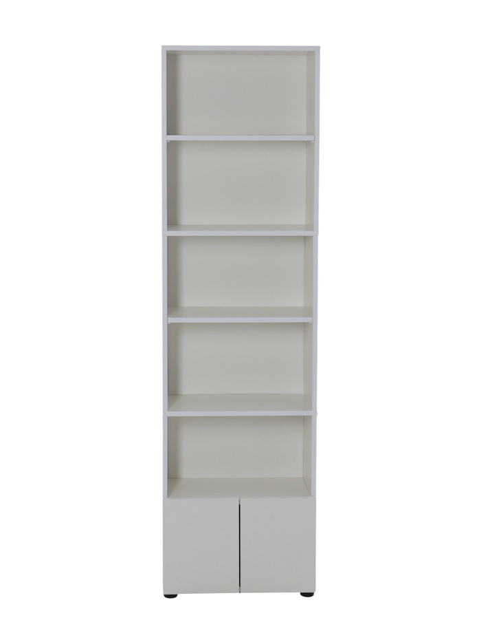 Стеллаж с дверками, 500х262х1793, Белый