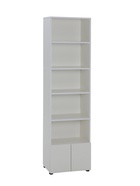 Стеллаж с дверками, 500х262х1793, Белый - фото 809626178