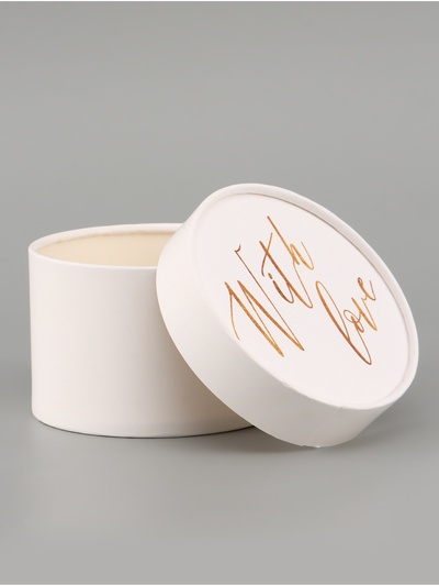 Коробка подарочная круглая «Минимализм», 13×8.5 см