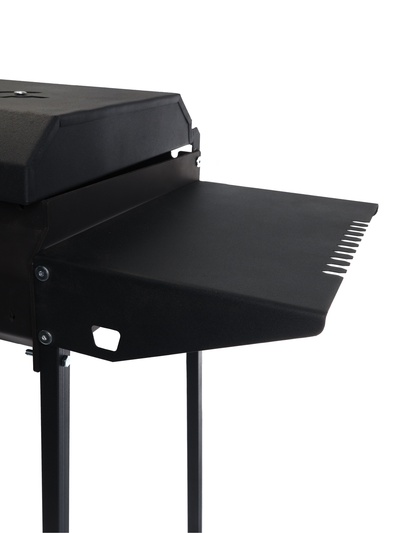 Мангал KRAMM, 105.5×55×92 см, сталь 4 мм, крышка, боковые полки