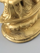 УЦЕНКА Нэцке полистоун бронза «Лакшми в лодке» 14.5×11×7 см - Фото 6