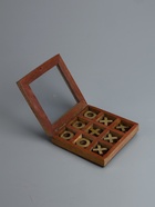 УЦЕНКА Игра настольная «Крестики-нолики» 13×13 см, манговое дерево, латунь - Фото 3