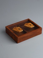 УЦЕНКА Шкатулка для игральных карт на 2 колоды 15.5×12×3.5 см, дерево шишам - Фото 2