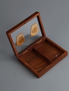 УЦЕНКА Шкатулка для игральных карт на 2 колоды 15.5×12×3.5 см, дерево шишам - Фото 3