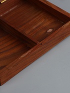 УЦЕНКА Шкатулка для игральных карт на 2 колоды 15.5×12×3.5 см, дерево шишам - Фото 4