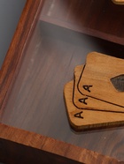 УЦЕНКА Шкатулка для игральных карт на 2 колоды 15.5×12×3.5 см, дерево шишам - Фото 6