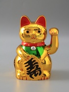 УЦЕНКА Маятник кот пластик "Манэки-нэко" h=21 см - Фото 2