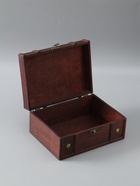 УЦЕНКА Шкатулка дерево сундучок "Средневековье" с клёпками 9,5х22х15,5 см - Фото 5