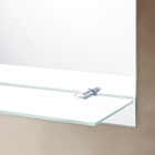 УЦЕНКА Зеркало «Ромб», с пескоструйной графикой, настенное, с полочкой, 40×60 см - Фото 2