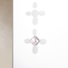 УЦЕНКА Зеркало «Ромб», с пескоструйной графикой, настенное, с полочкой, 40×60 см - Фото 3