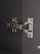 Шкаф - пенал для ванной комнаты «Пронто», с корзиной для белья, 500×330×1850 мм, цвет графит - Фото 4