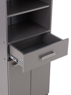 Шкаф - пенал для ванной комнаты «Пронто», 500×330×1850 мм, цвет графит - Фото 6