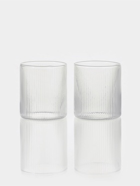 Набор стаканов Magistro «Грани» 350 мл, 2 шт., стекло, прозрачный