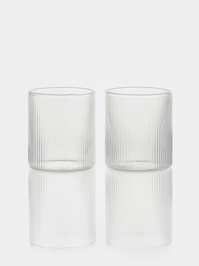 Набор стаканов Magistro «Грани» 350 мл, 2 шт., стекло, прозрачный
