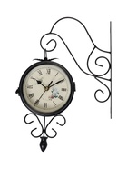 УЦЕНКА Часы настенные двусторонние, на подвесе «Весенние», плавный ход, циферблат d=17 см, 30×48 см - Фото 1