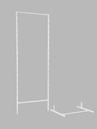 УЦЕНКА Стойка прикассовая 190×64.5×55, 3 корзины, 3 гребёнки, цвет белый - Фото 3