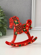 Фигурка дерево «Лошадка - качалка», 12×15 см, ручная роспись - Фото 2